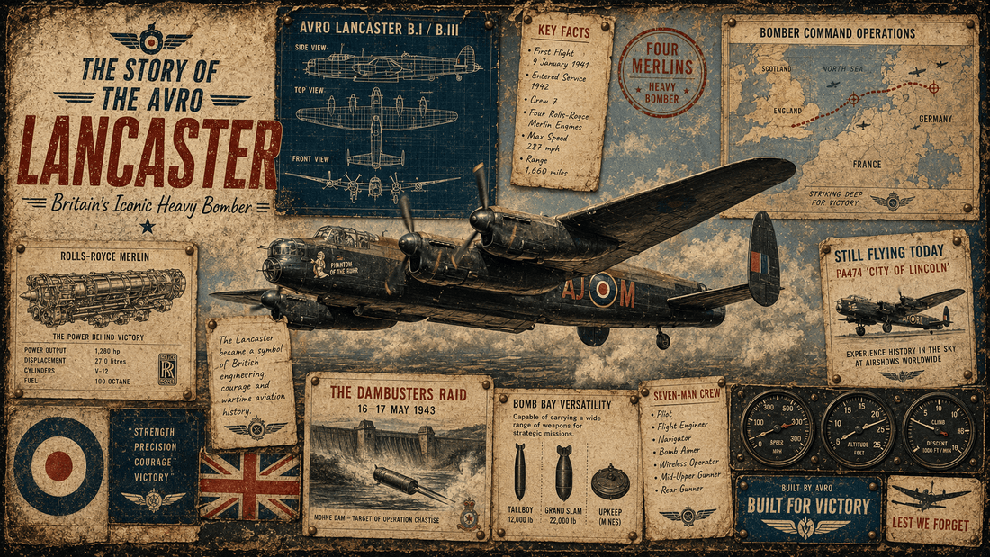 Avro Lancaster, British aviation, and icon.