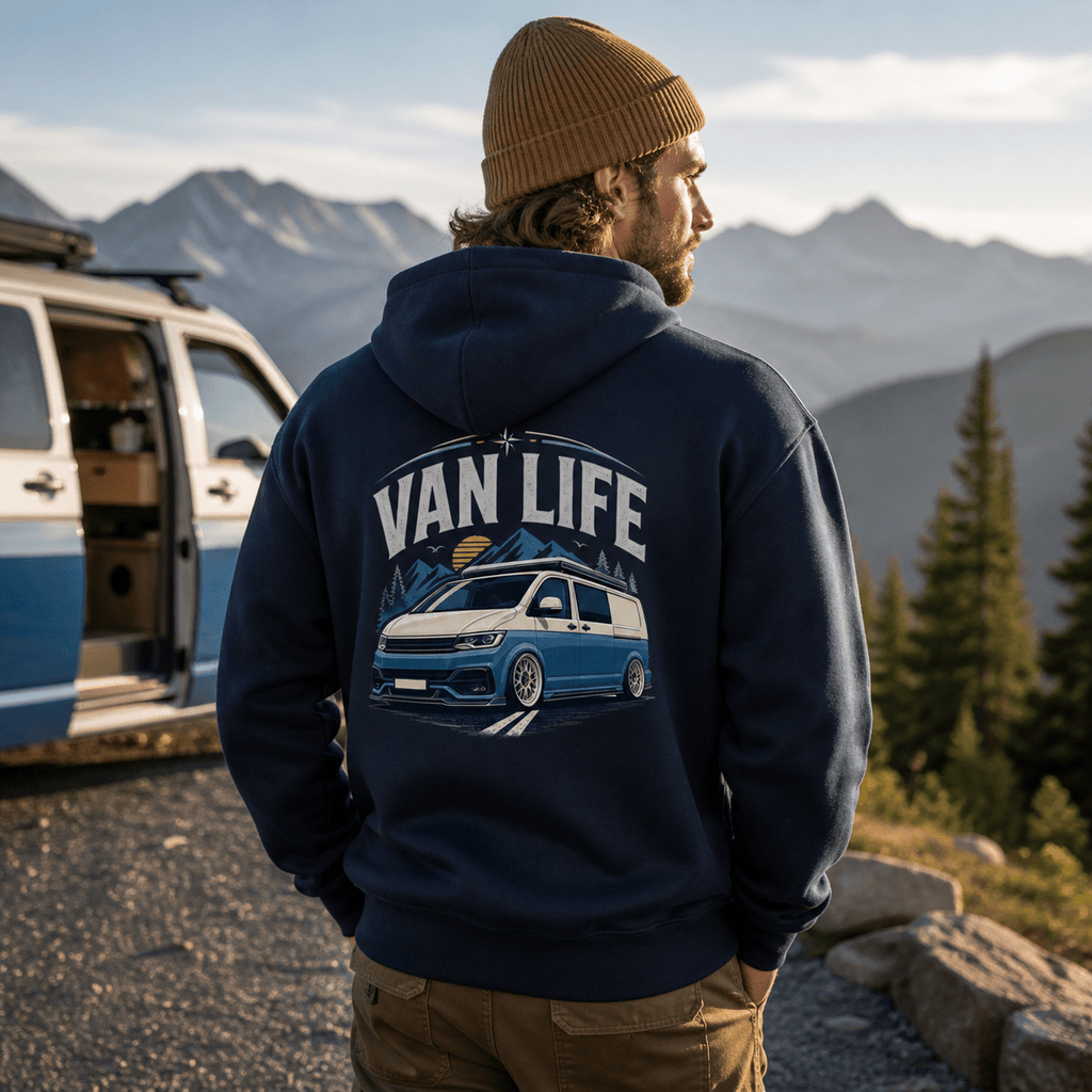 Van Life Graphic Hoodie - alternate view by Afterburn UK