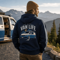 Van Life Graphic Hoodie - alternate view by Afterburn UK