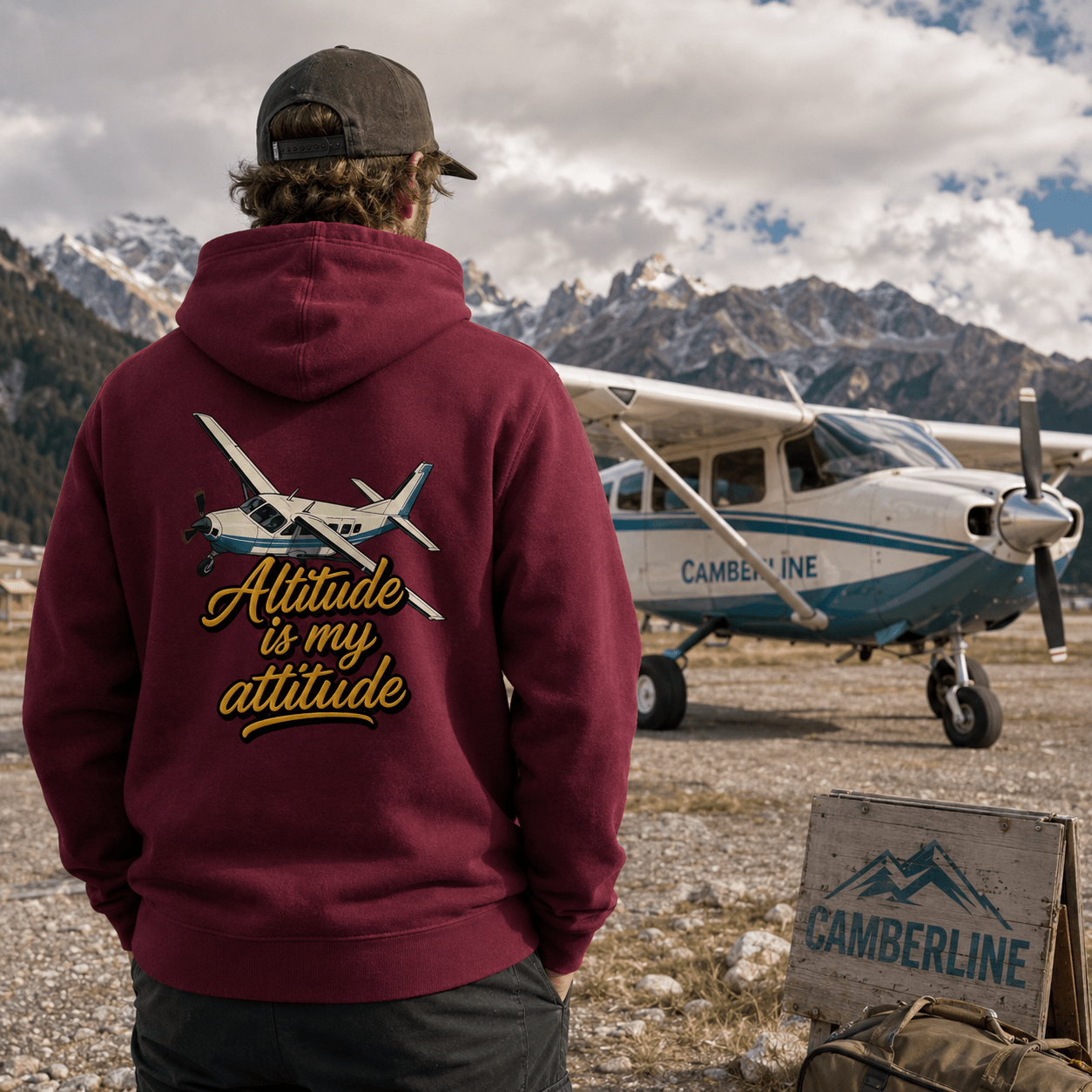 Altitude Is My Attitude Single Engine Aviation Hoodie by Camberline