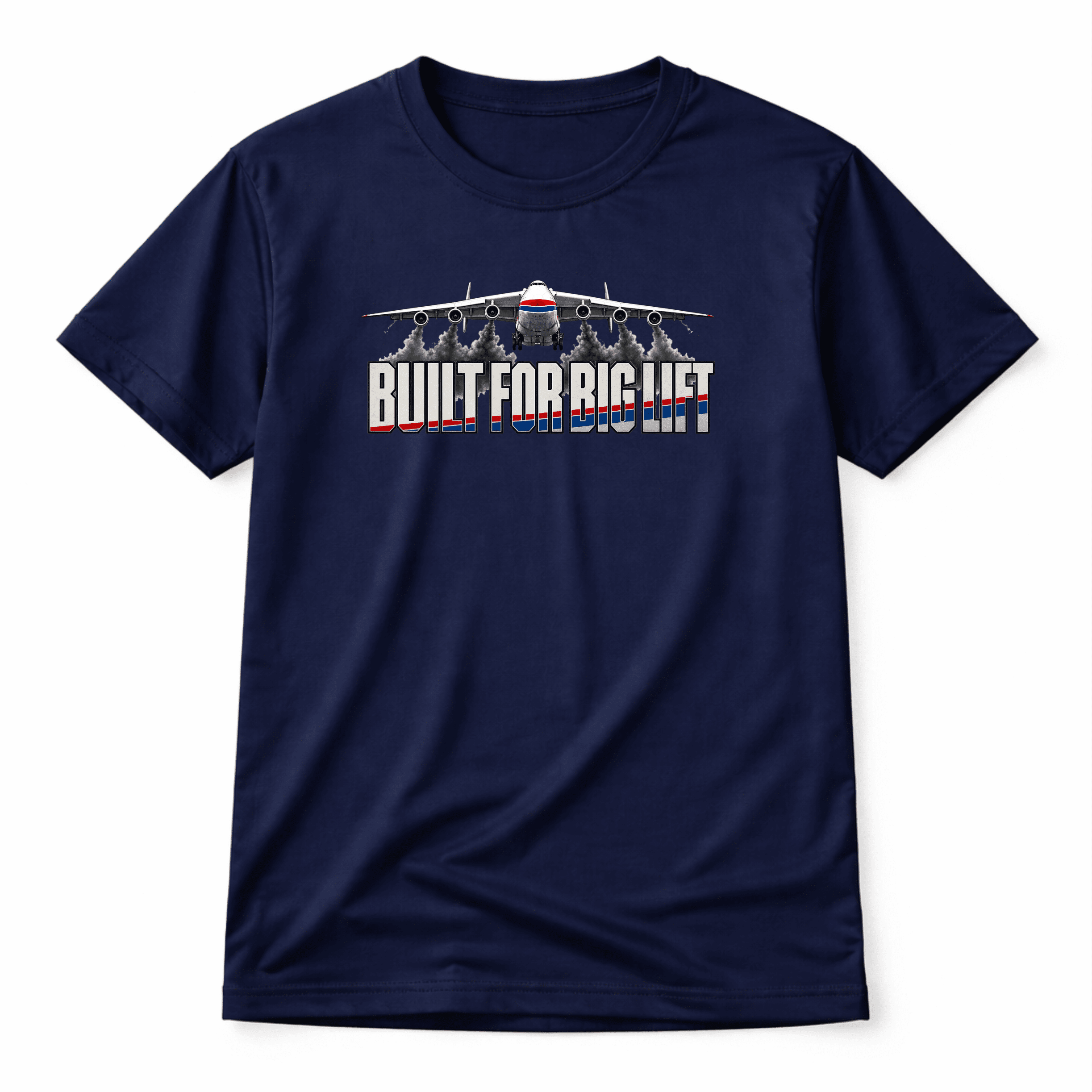 Giant Cargo Lifter An-225 Aviation Graphic T-Shirt