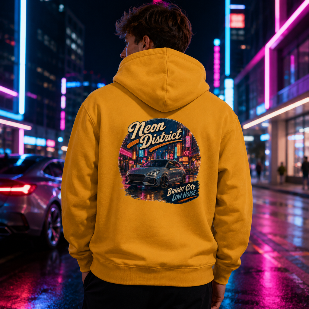 Camberline Neon District Modern Hatchback Hoodie model