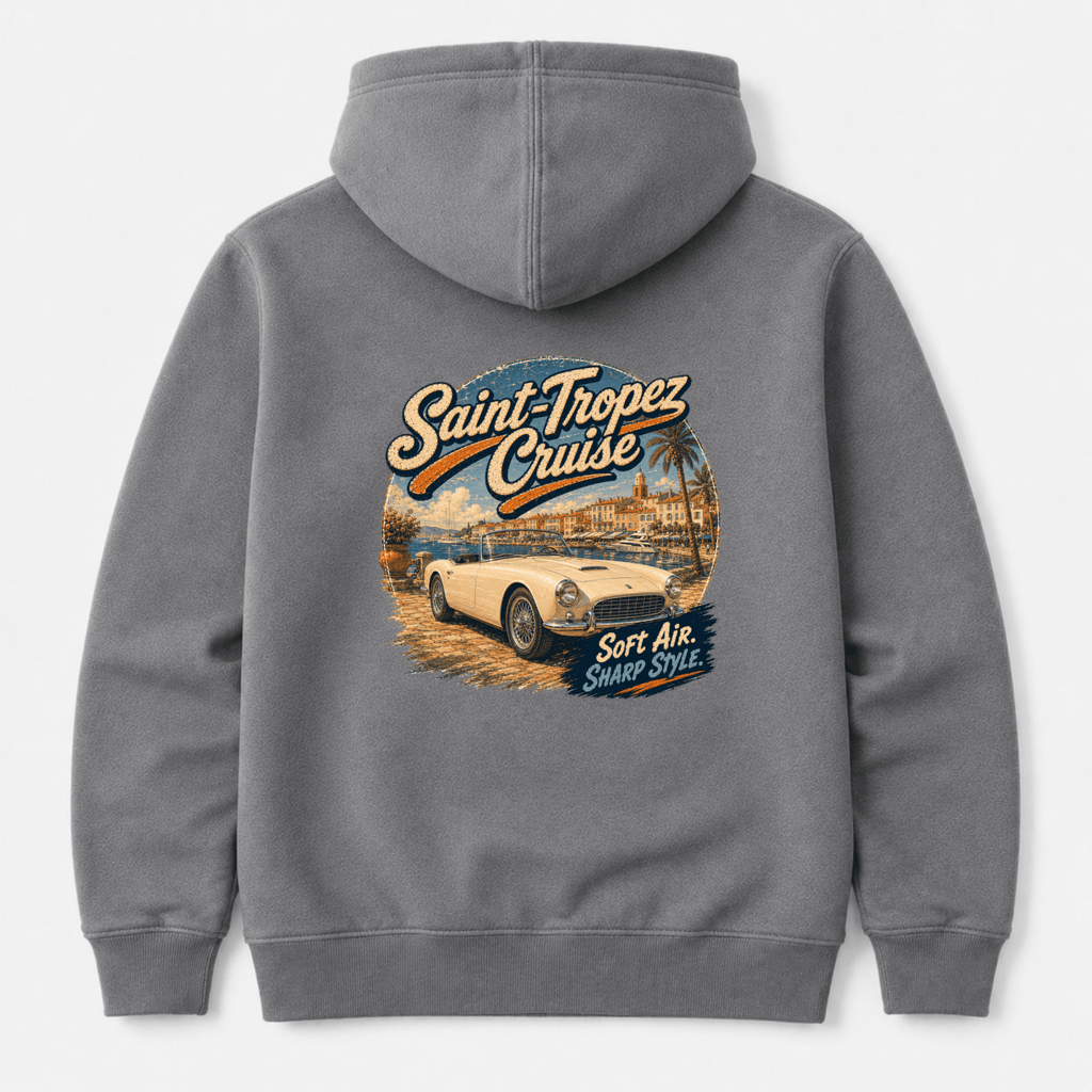 Camberline Saint Tropez Classic Roadster Hoodie back print