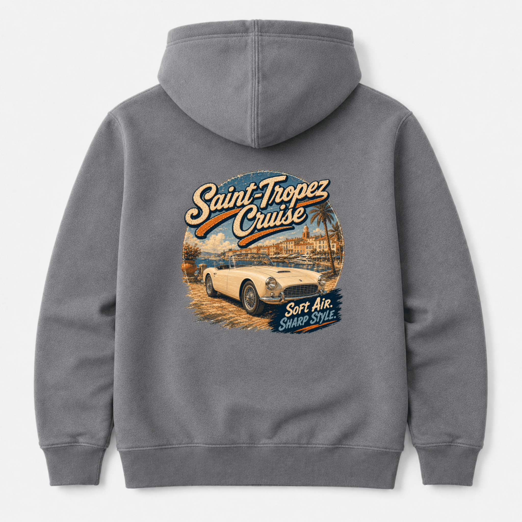 Camberline Saint Tropez Classic Roadster Hoodie back print