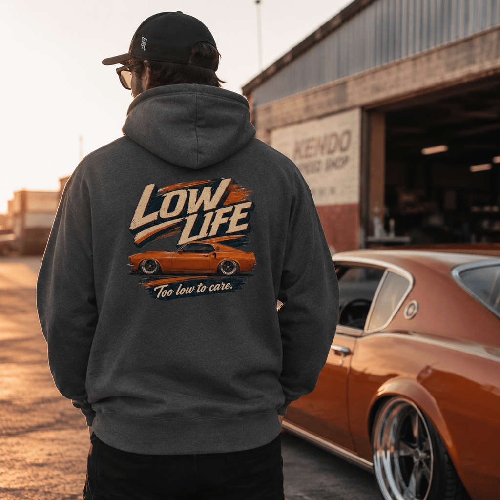 Camberline Low Life Muscle Car Hoodie model