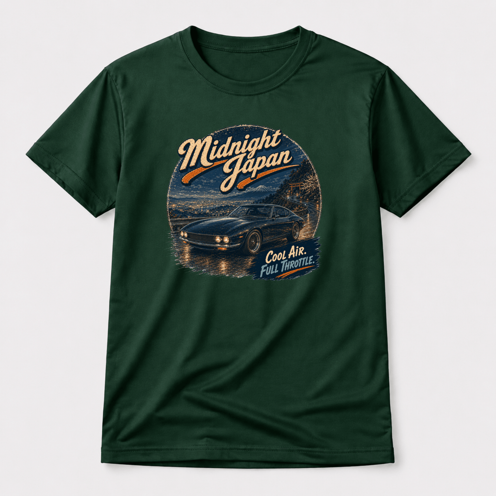 Camberline Midnight Japan Classic Coupe T-Shirt front print