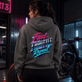 Fuel Throttle Repeat Retrowave hoodie charcoal — Camberline