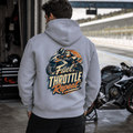 Fuel Throttle Repeat Superbike hoodie grey marl — Camberline