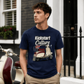 Kickstart Culture British Scooter t-shirt navy — Camberline