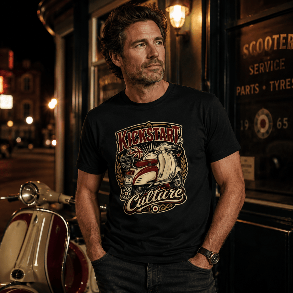 Kickstart Culture Mods 4 Life t-shirt black — Camberline