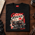 Camberline Touring Motorcycle Graphic T-Shirt - Couch Rocket Luxury black themed garment hero