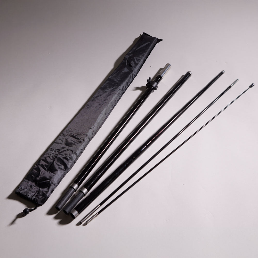 Teddy Fisher Feather Flag with a ground spike