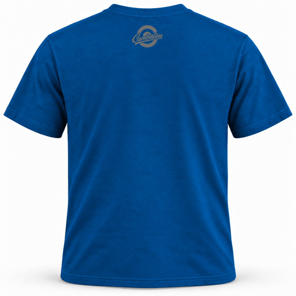 Glider Pure Flight t-shirt in Sapphire Blue, basic back product view