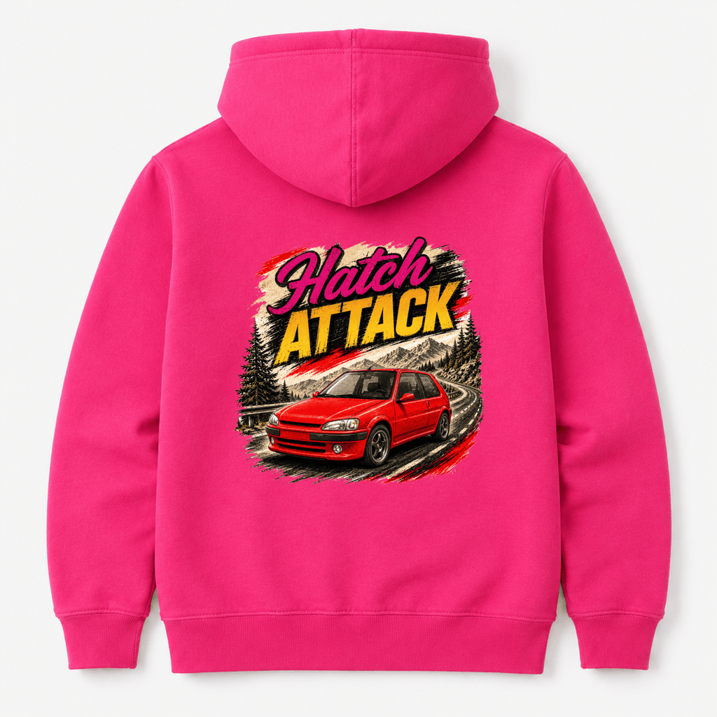 Hot Hatch Graphic Hoodie – Hatch Attack Red