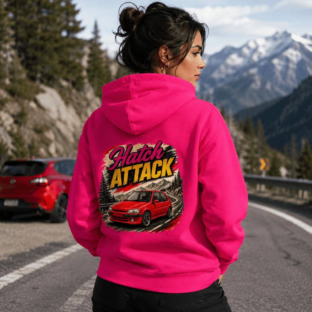 Hot Hatch Graphic Hoodie – Hatch Attack Red