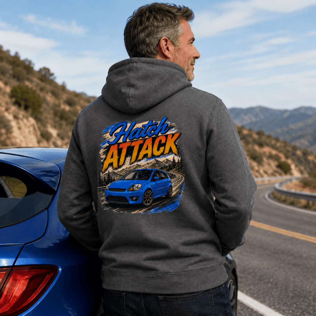 Camberline Hatch Attack Modern Hatchback Hoodie model