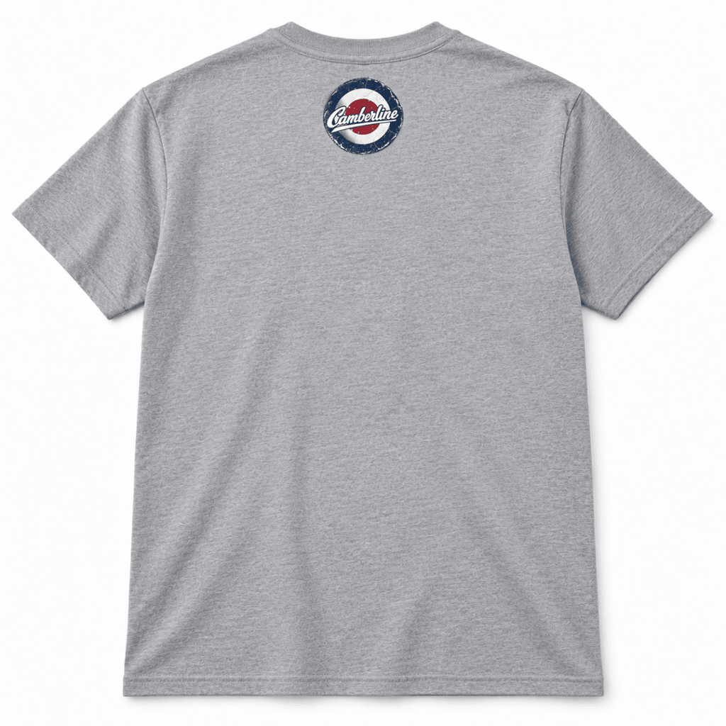 Heavy Hauler Transport Aircraft t-shirt in Sport Grey (Heather Grey), basic back product view