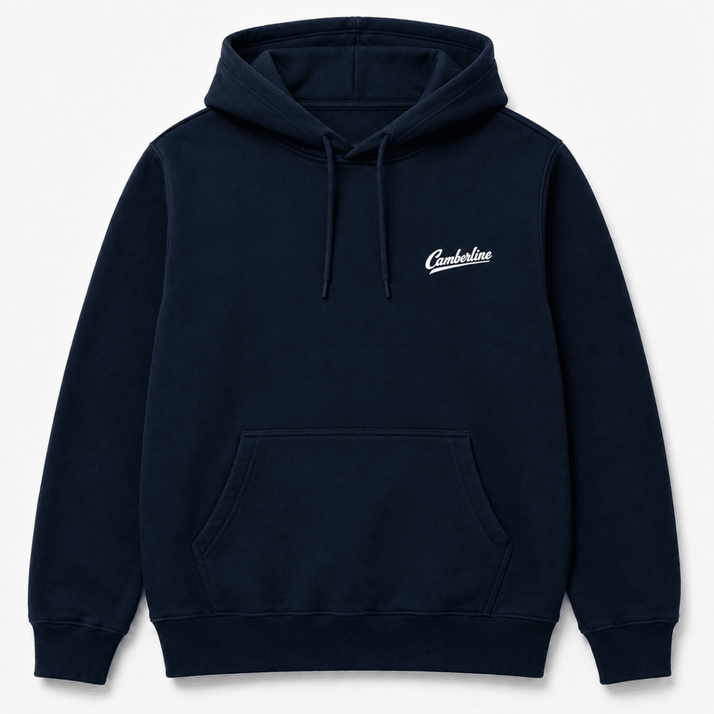 Horizon Rider DC-10 navy aviation hoodie front product view