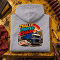 Trailer Parked Chaos folded-back dispatch yard product hero