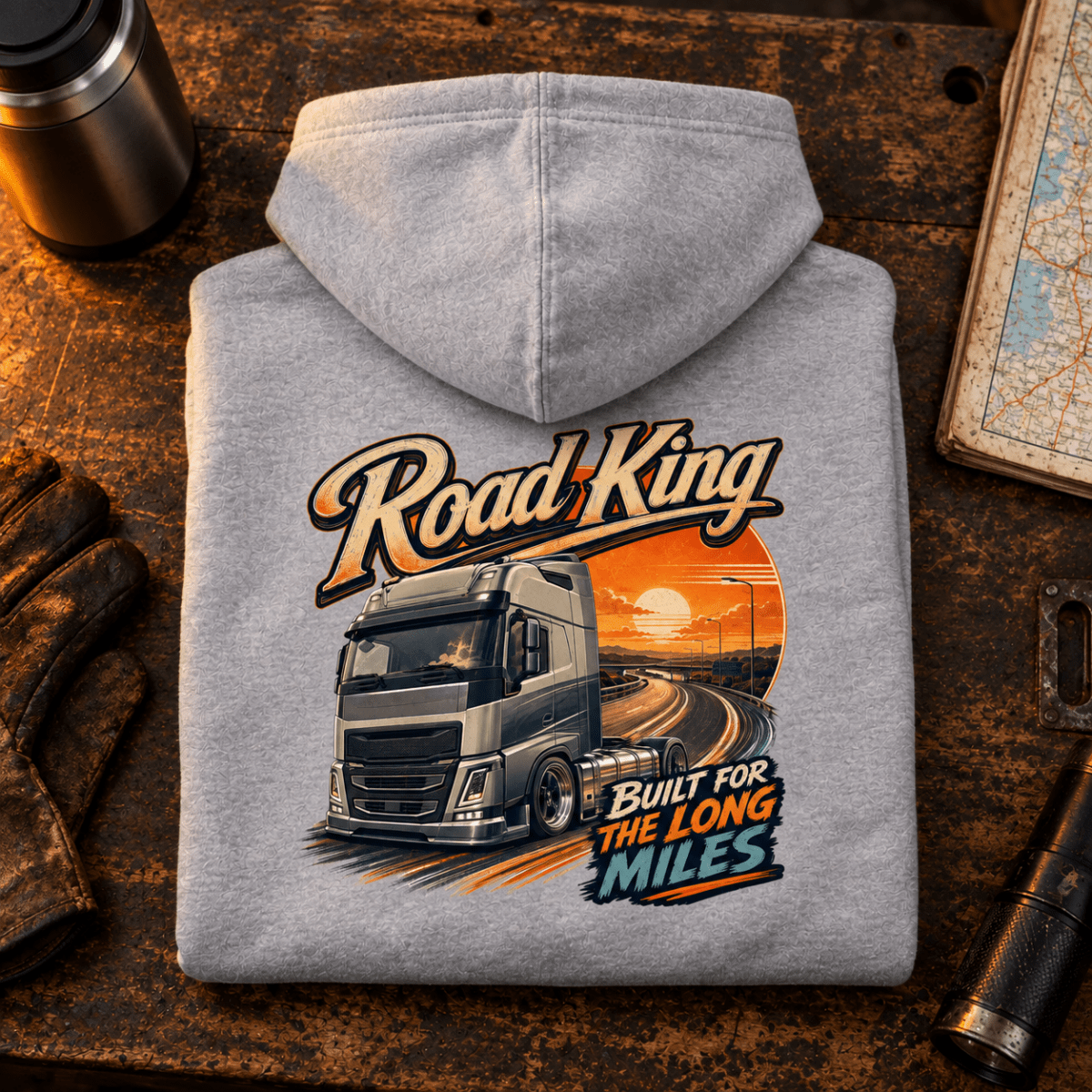 Road King folded-back rest bay product hero