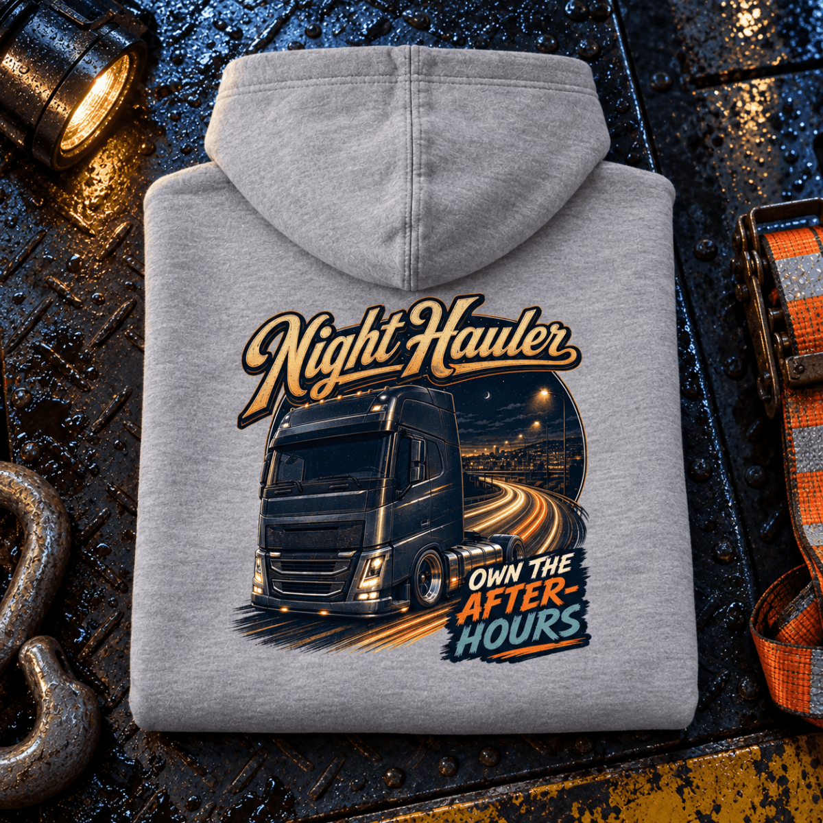 Night Hauler folded-back night depot product hero