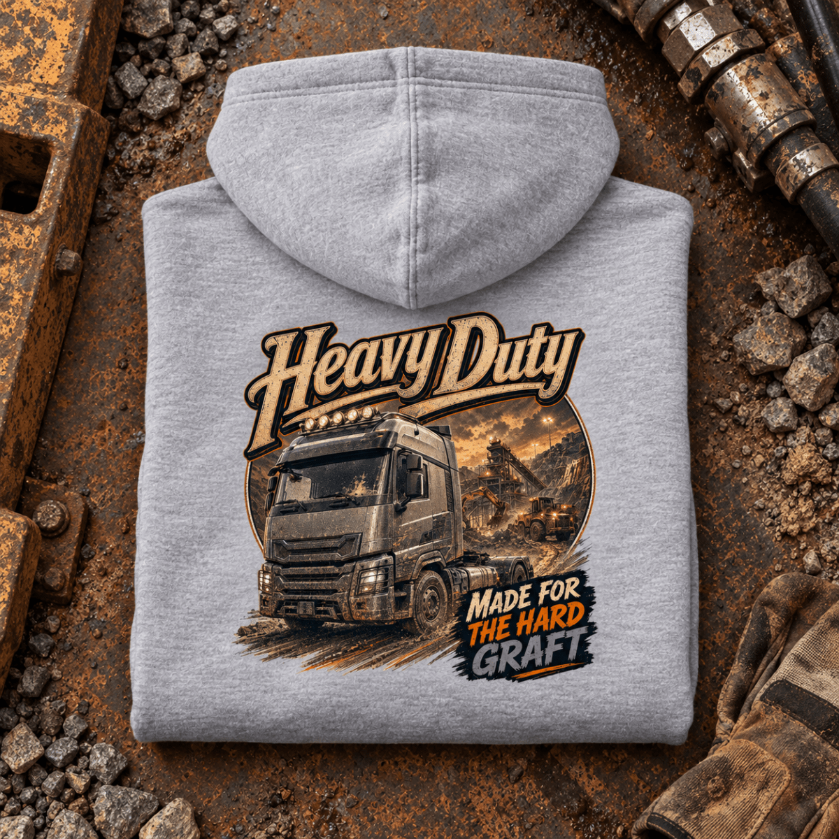 Heavy Duty folded-back quarry workshop product hero