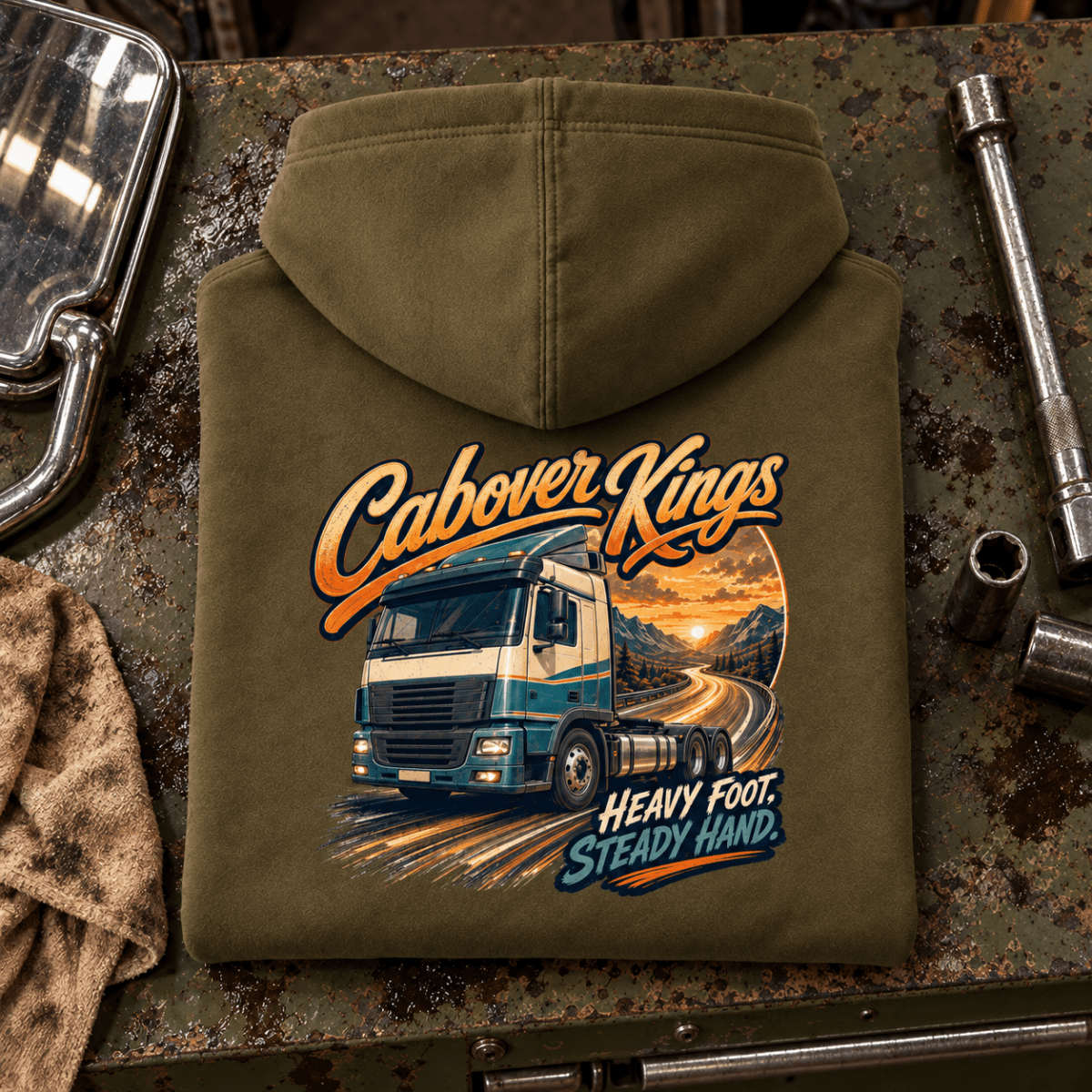 Cabover Kings olive folded-back restoration product hero