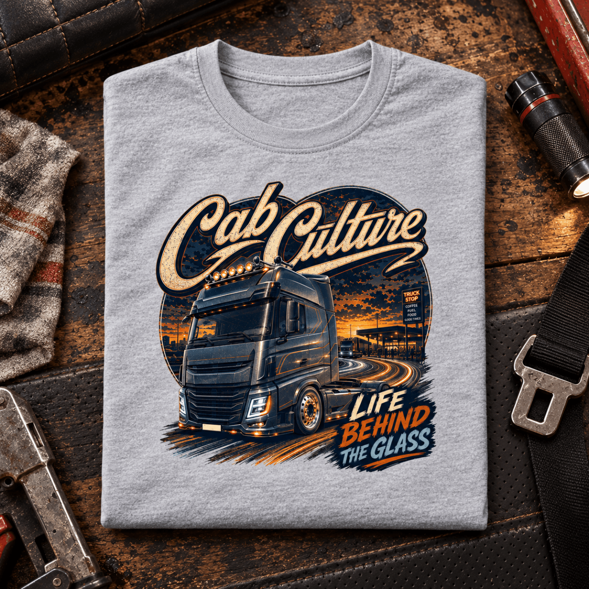 Cab Culture folded-front workshop product hero