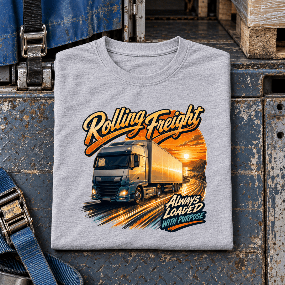 Rolling Freight folded-front loading dock product hero