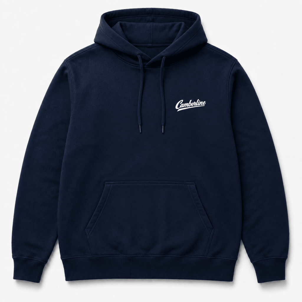Silver Spirit navy aviation hoodie front product view