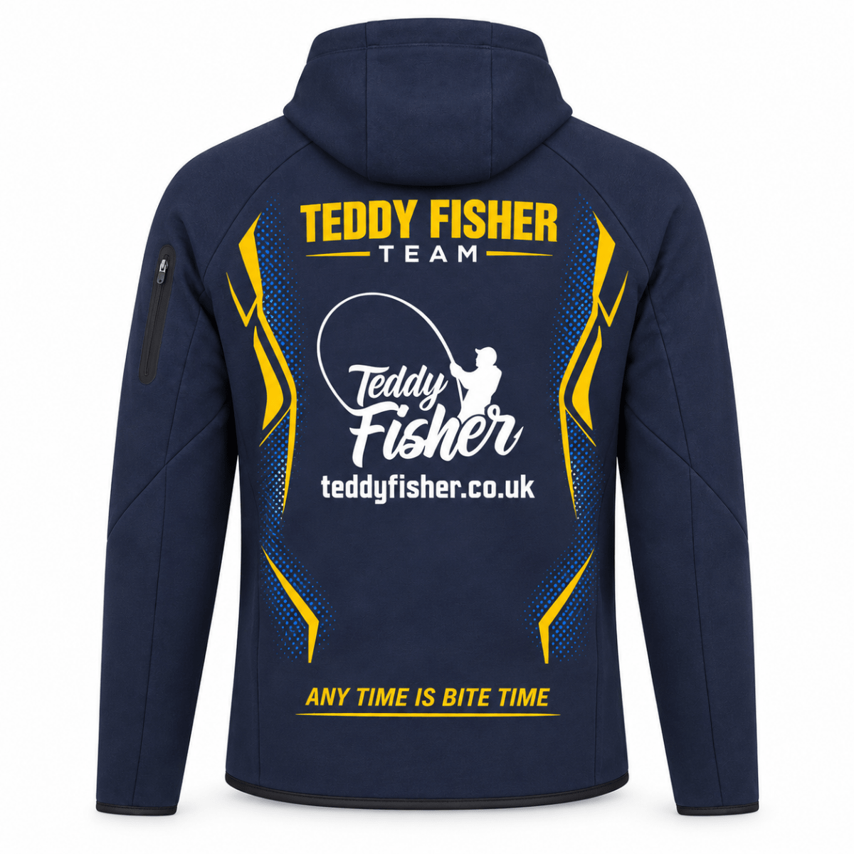 Navy Teddy Fisher Team JC305 Zoodie back product view – CLB-TFI-JC305-9999