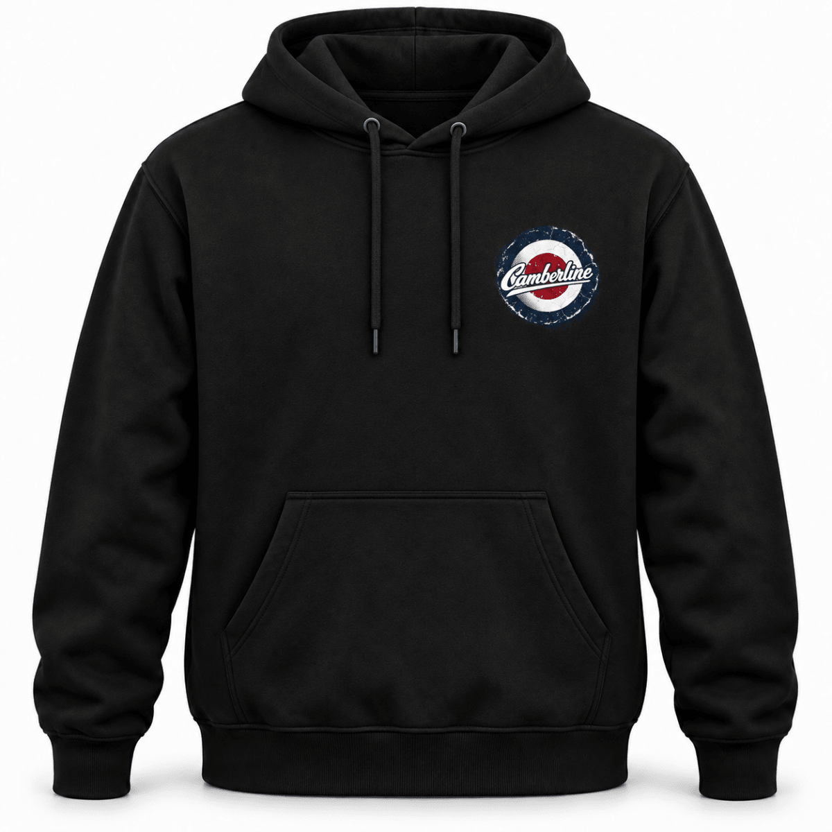 F-14 Tomcat Fighter Jet hoodie in Black, basic front product view